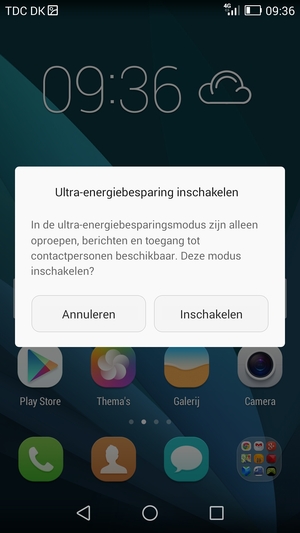 Selecteer Inschakelen