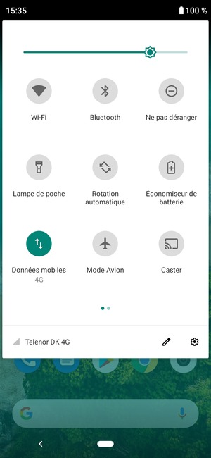Régler la luminosité au niveau souhaité