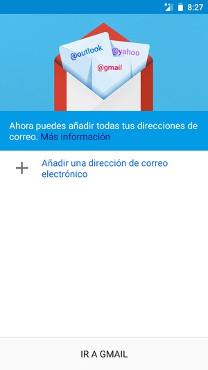Seleccione Añadir una dirección de correo electrónico