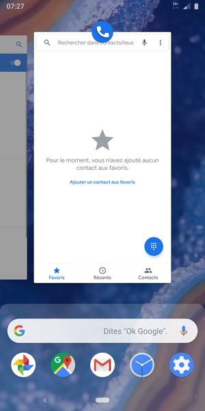Faites glisser les applis vers le haut pour les fermer
