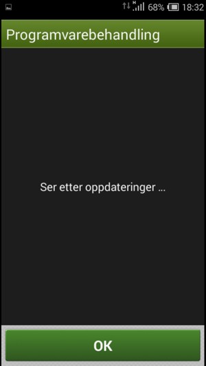 Vent til søket til ferdig
