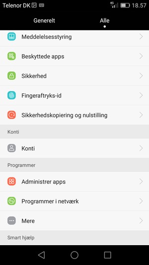 Vælg Alle