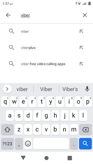 Enter the app name and select Search