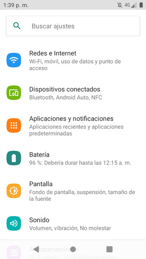 Seleccione Redes e Internet