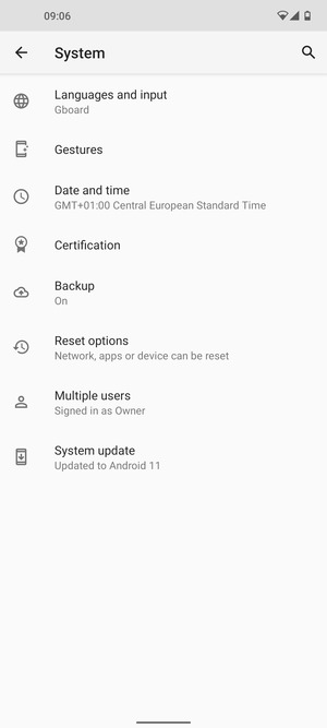Select System update