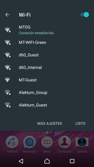 Desactive Wi-Fi