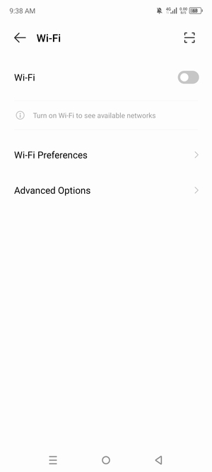 Turn Wi-Fi on
