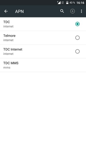 Sélectionnez le bouton du Menu