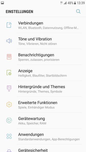 Wählen Sie Verbindungen