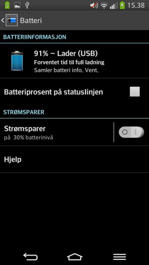 Velg Strømsparer