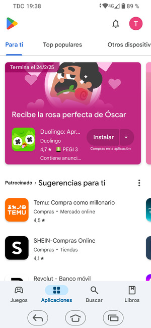 Seleccione Buscar
