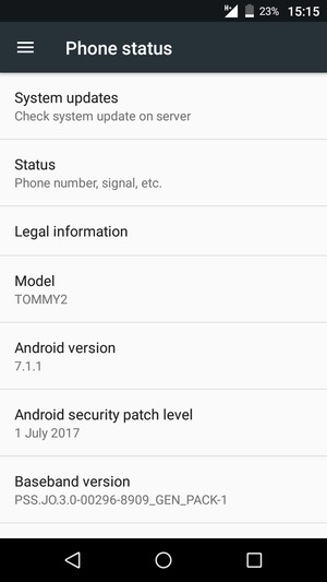 Select System updates