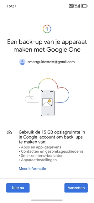 Selecteer Aanzetten