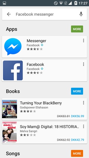 Select the app