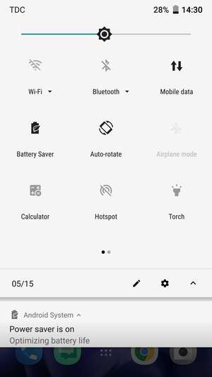 Turn on Battery Saver