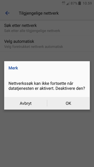 Velg OK