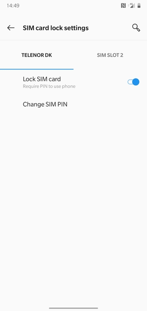 Select Public and Change SIM PIN