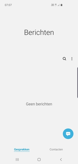 Selecteer de Menu-knop