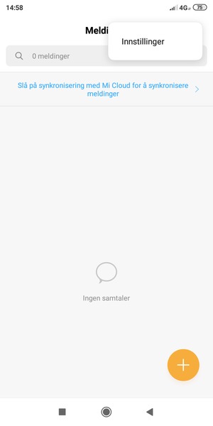 Velg Innstillinger