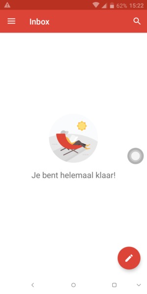 Uw Gmail is klaar voor gebruik