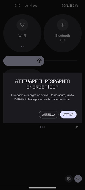 Seleziona ATTIVA