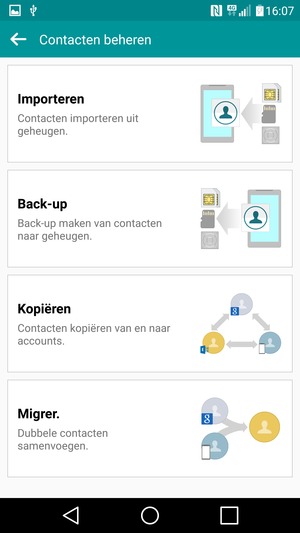 Selecteer Importeren