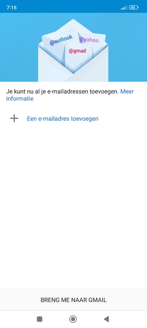 Selecteer Een e-mailadres toevoegen