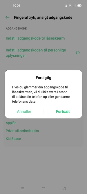 Vælg Fortsæt