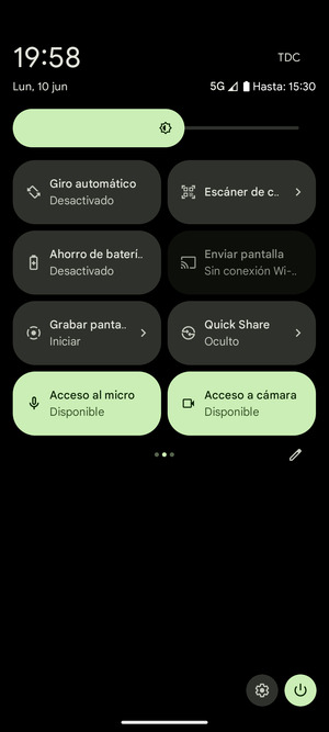 Seleccione Ahorro de batería