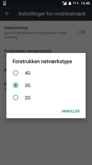 Vælg din foretrukne mulighed