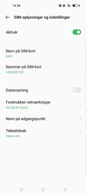 Vælg Navn på adgangspunkt