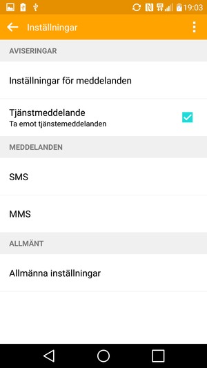 Välj SMS