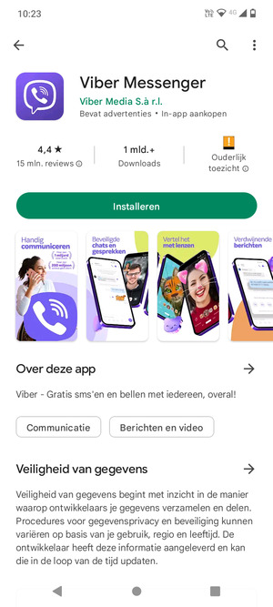 Selecteer Installeren