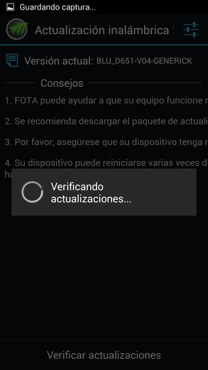 Espere a que la búsqueda termine