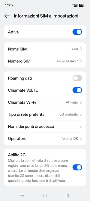 Seleziona Nomi dei punti di accesso