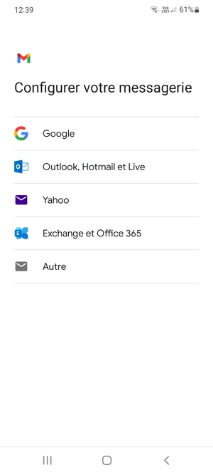 Sélectionnez Autre