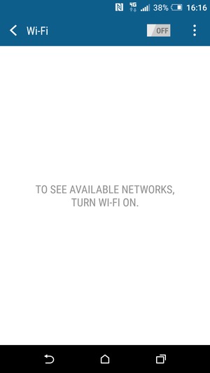 Turn Wi-Fi on