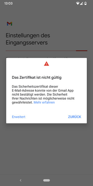 Wählen Sie Erweitert