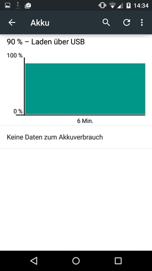 Wählen Sie die Menü-Taste