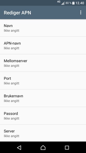 Skriv inn MMS-informasjon