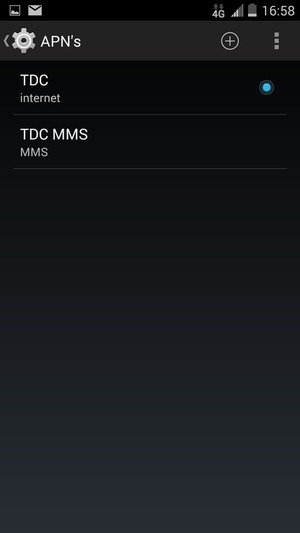 Selecteer de Menu-knop