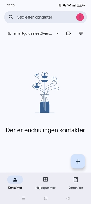 Vælg Organiser