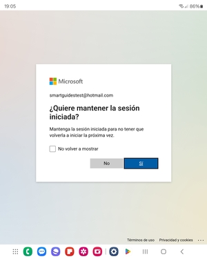 Seleccione la opción deseada