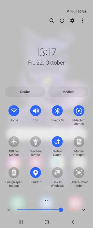 Schalten Sie WLAN und Bluetooth aus