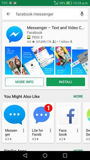Select the app