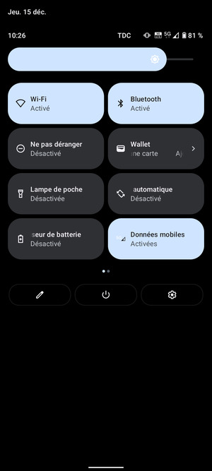 Désactiver le Wi-Fi et le Bluetooth