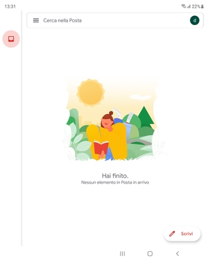 Il tuo Gmail è pronto per l'uso