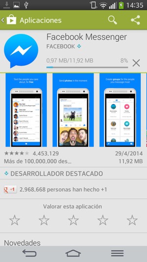 Espere a que el proceso de instalación finalice