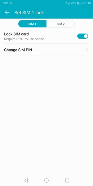 Your SIM PIN has been changed