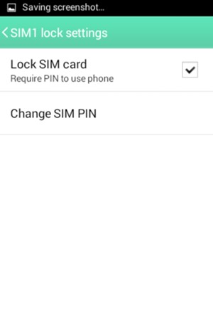 Select Change SIM PIN
